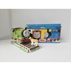 Schmid Thomas train tank engine music box Cow on the Line Percy
